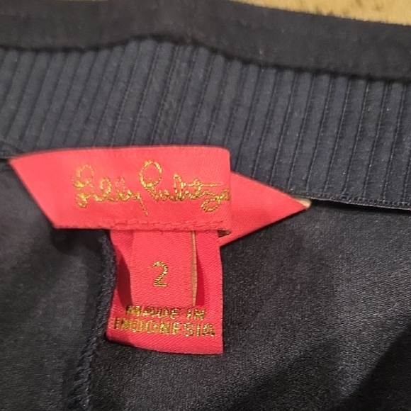 Lilly Pulitzer Navy Leggings - Picture 4 of 5